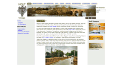 Desktop Screenshot of holtvillage.co.uk