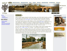 Tablet Screenshot of holtvillage.co.uk